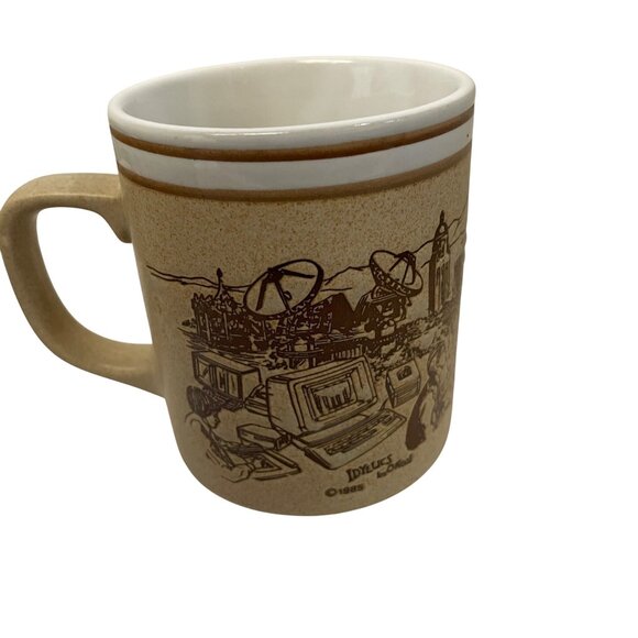 Vintage Smith Mug Set Western Silicon Valley Made In Japan 1985 Ceramic Rustic - Picture 4 of 6